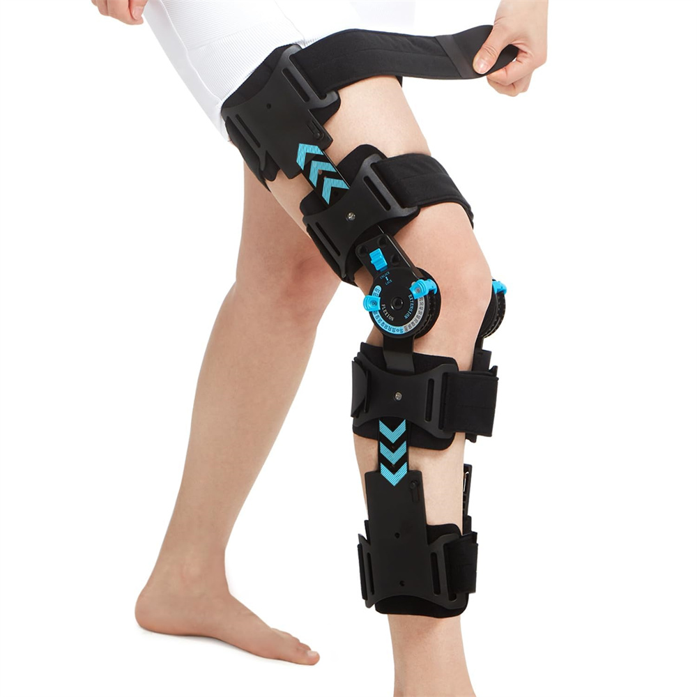 ROM Knee Brace: Hinged Post-Op Knee Brace for Arthritis, ACL, MCL, and PCL Injury