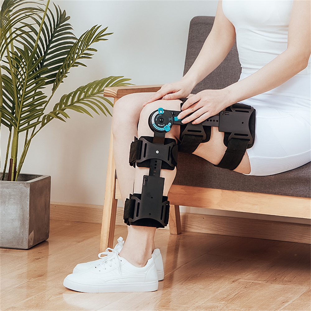 ROM Knee Brace: Hinged Post-Op Knee Brace for Arthritis, ACL, MCL, and PCL Injury