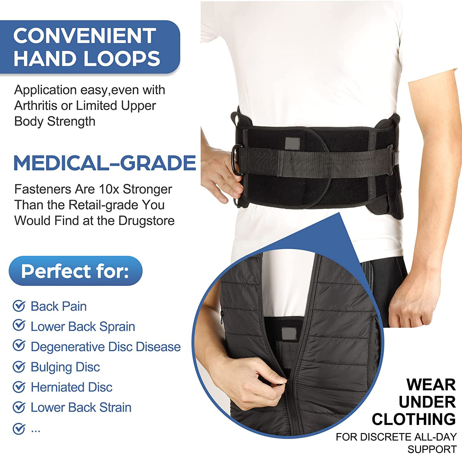 Lower Lumbar Back Brace Waist Brace Back Support L01