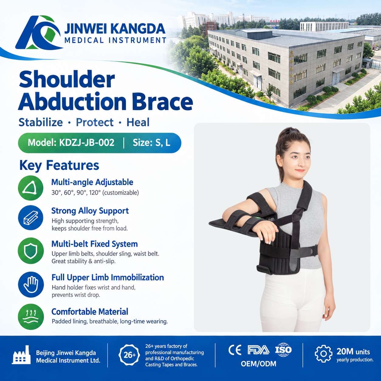 Kangda Shoulder Abduction Brace